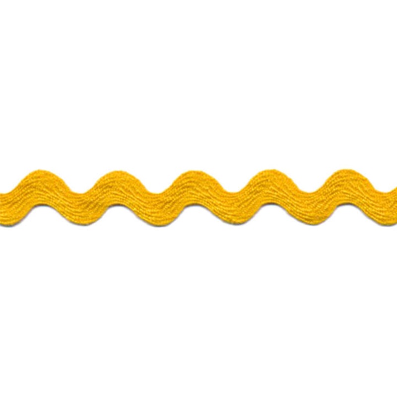 Medium Ric Rac, 1/2 inch - Gold - Colorful Quilting Fabric, Precut ...