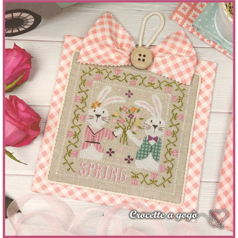 Spring Greetings Cross Stitch by Crocette A Gogo - Paper Pattern ...